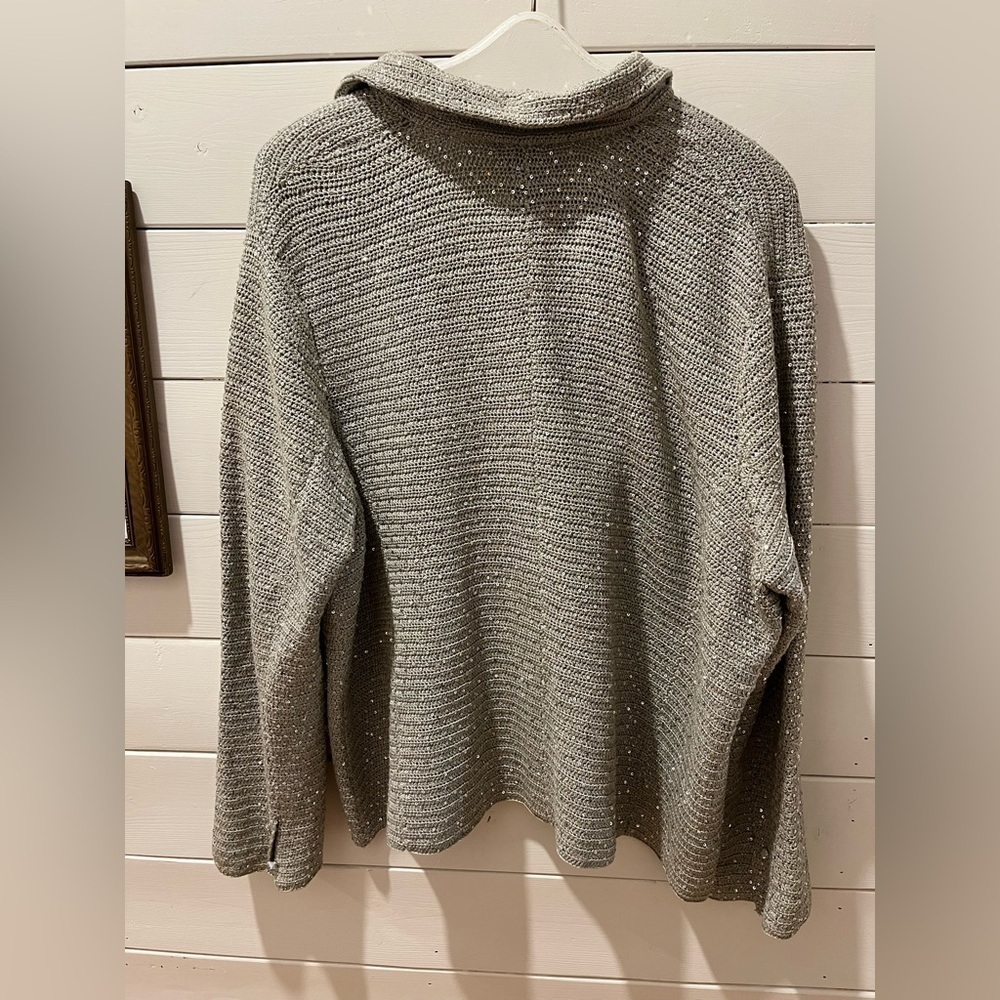 Jones New York Signature – Embellished Handknit Cardigan (3X) - Picture 10 of 10